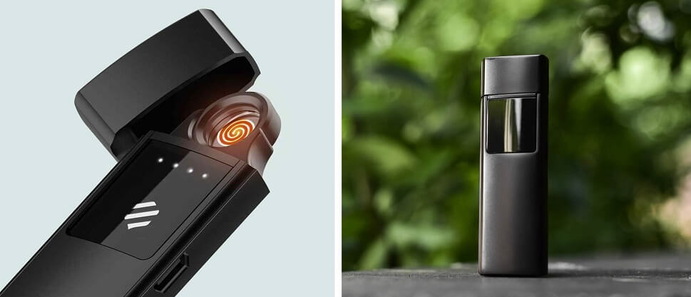 зажигалка USB черного цвета