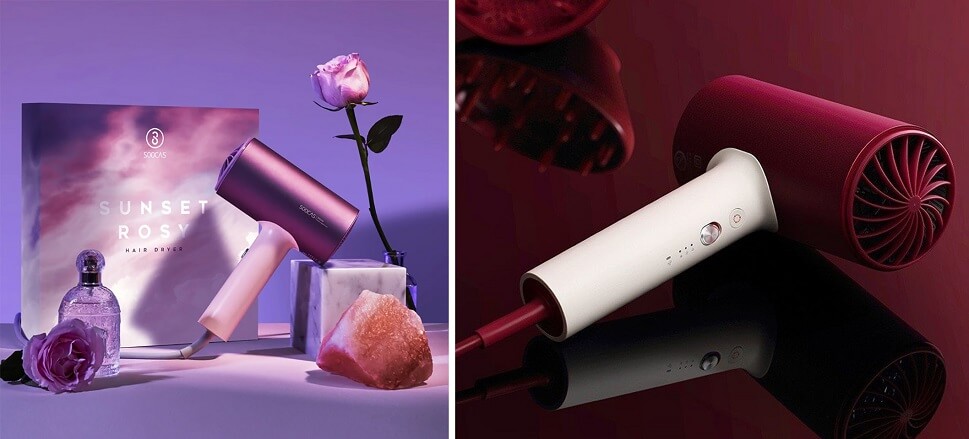 красивый и мощный фен