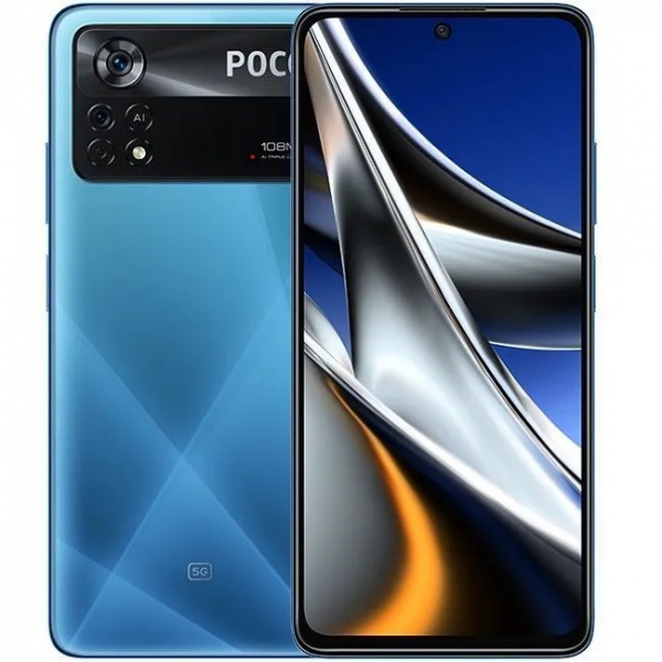 Смартфон Poco X4 Pro 5G 6/128Gb Blue (Лазерный синий) Global Version фото 1
