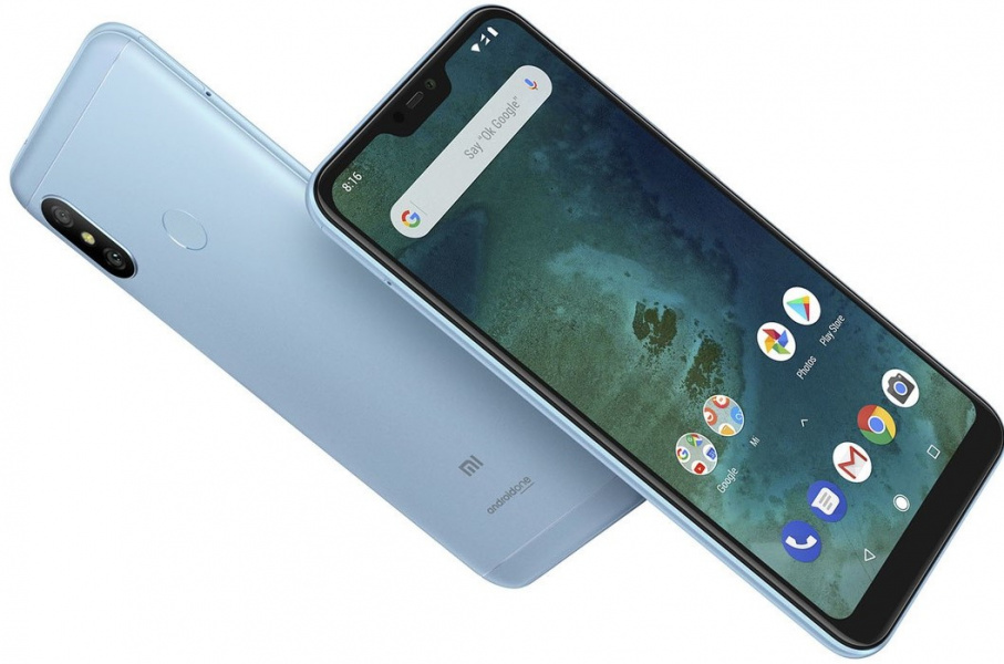 Смартфон Xiaomi Mi A2 Lite 3/32Gb Blue (Голубой) Global Version фото 2