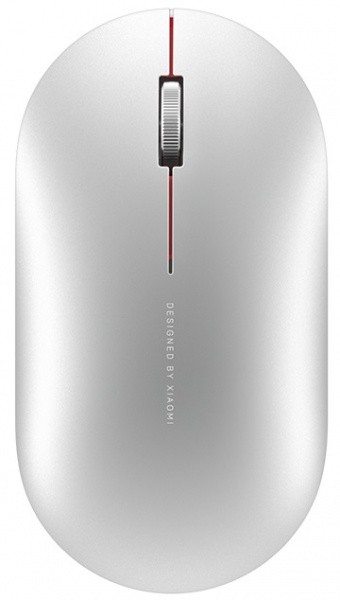 Мышь беспроводная Xiaomi Fashion Mouse серебряная фото 1